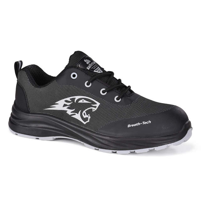  Chaussures de travail pour hommes, chaussures de sécurité respirantes, Design sportif, chaussures de travail de sécurité, L-7569 noires