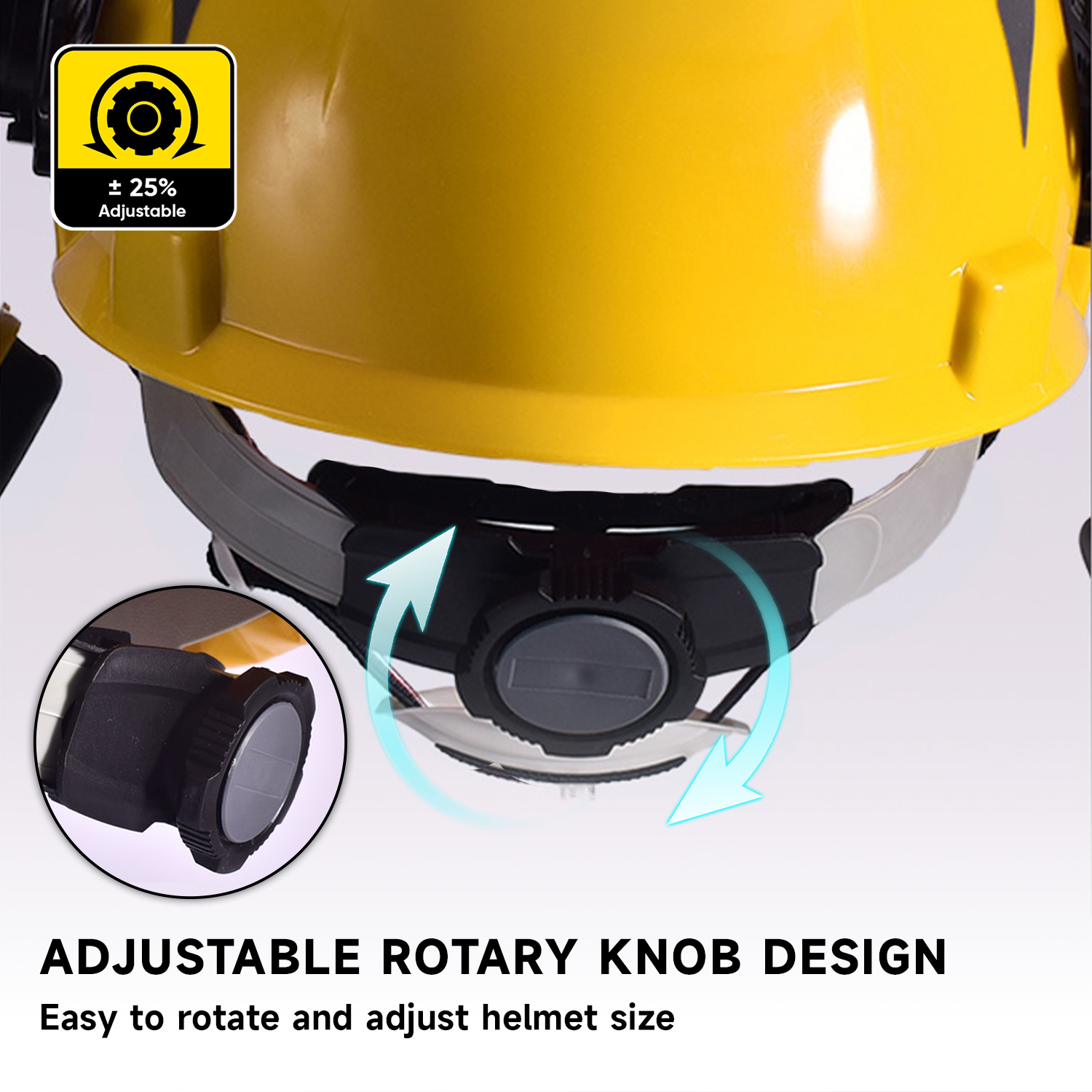 Casques de sécurité de protection du bouclier facial M-5009 Jaune