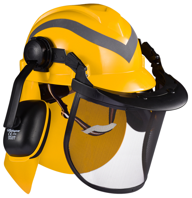 Casques de sécurité de protection du bouclier facial M-5009 Jaune