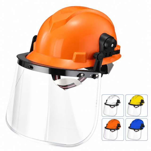 Casque de sécurité électrique Class E avec écran facial Safeyear W-003V