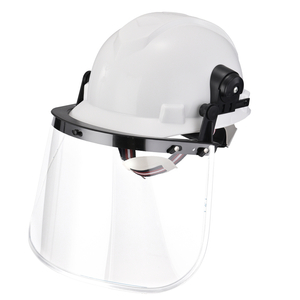 Casque de sécurité non ventilé avec visière pour écran facial