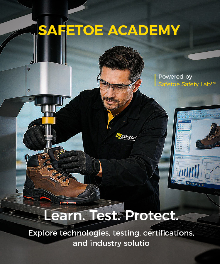 Vidéos Safetoe sur les tests de chaussures de sécurité, les EPI et la fabrication