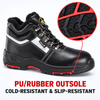 Bottes de sécurité d'hiver isolées avec doublure en laine chaude | Bouclier de glace M-8027