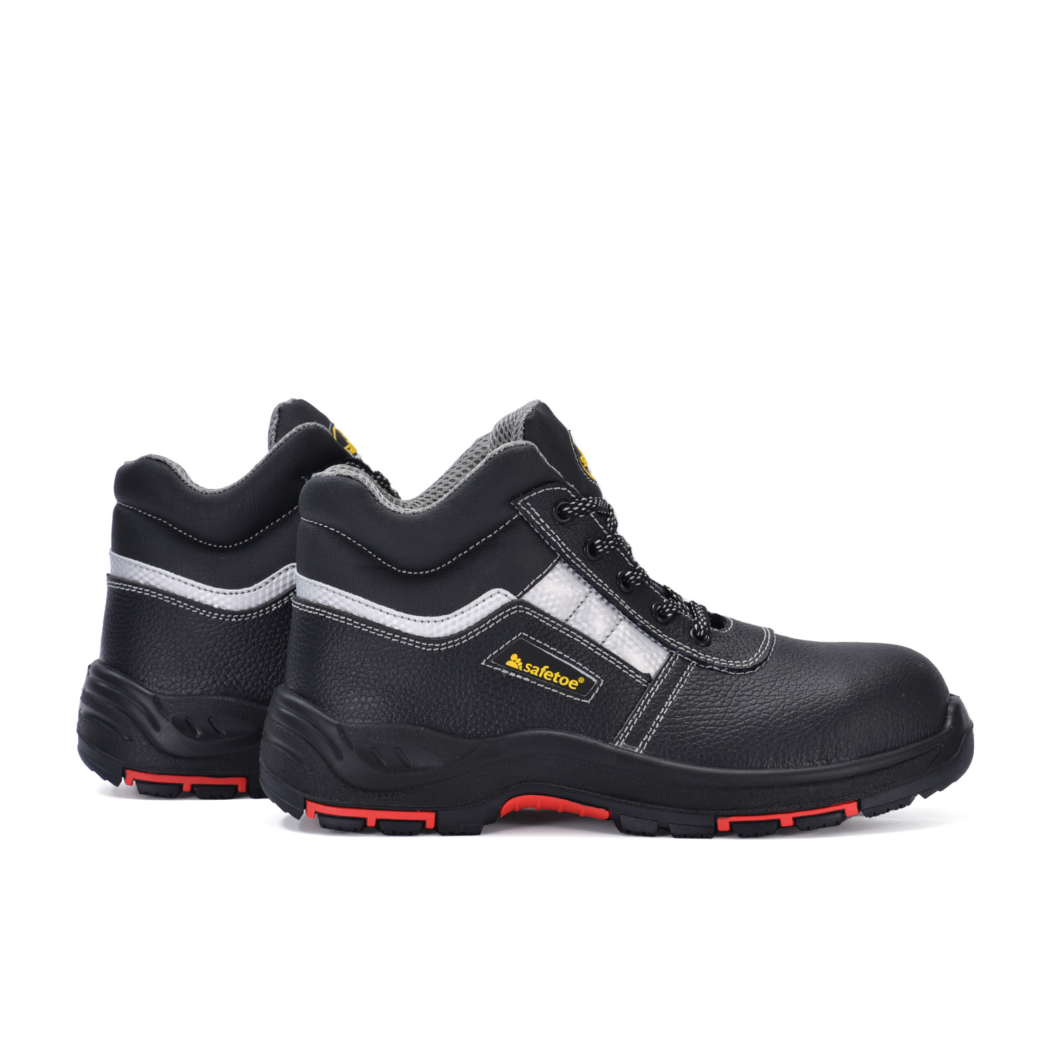 Chaussures de sécurité industrielles haut de gamme avec embout en acier et semelle en PU/caoutchouc résistant à la chaleur | M-8027PRST
