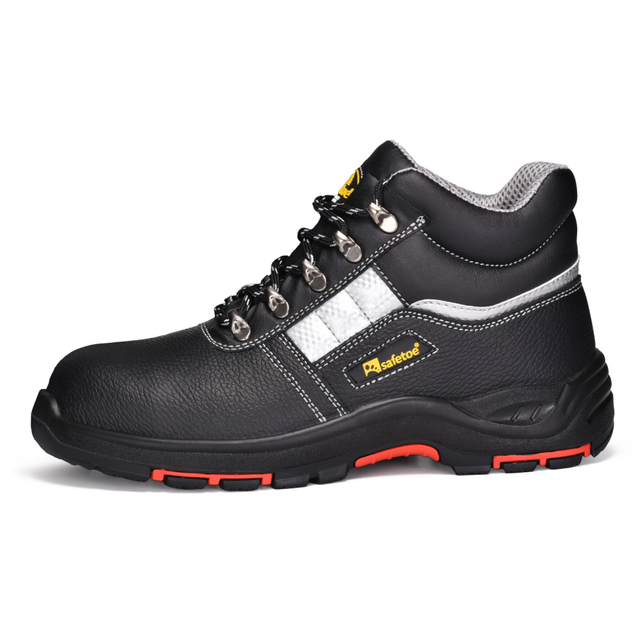 Chaussures de sécurité industrielle haut de gamme avec embout en acier et semelle en PU/caoutchouc résistant à la chaleur | M-8027PRST