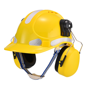 Casque de sécurité ventilé avec cache-oreilles, protection auditive