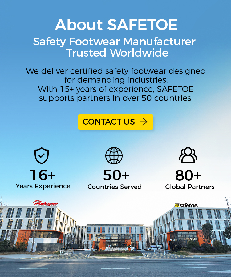 Safetoe – fabricant de chaussures de sécurité et fournisseur d’EPI