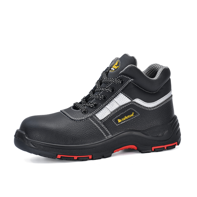 Chaussures de sécurité industrielles haut de gamme avec embout en acier et semelle en PU/caoutchouc résistant à la chaleur | M-8027PRST