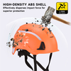 Casque de sécurité avec protection contre les impacts supérieurs et latéraux ANSI Type II W-6000