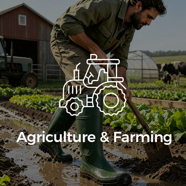 Bottes en caoutchouc agricoles