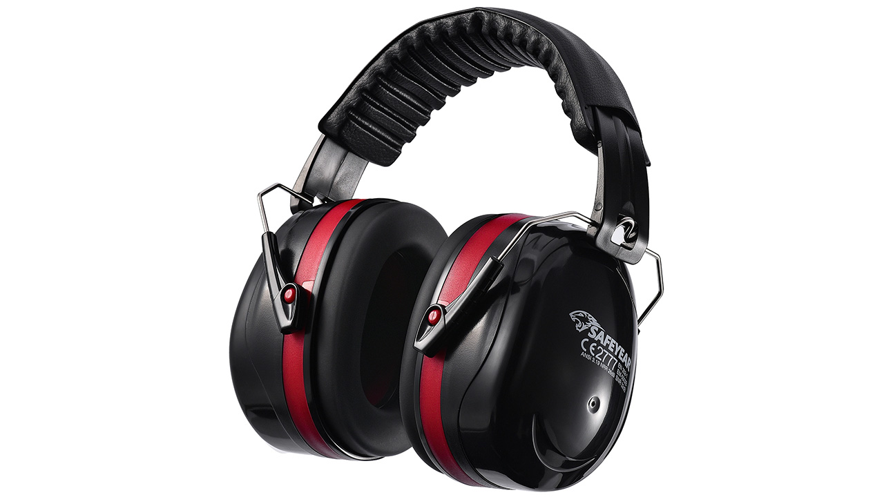 CE 352 ABS Cache-oreilles de protection EM-5002 Rouge