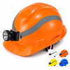 Casque de sécurité pour travaux souterrains avec lampe Safeyear W-003L