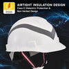 Casque de sécurité réfléchissant pour électricité et services publics W-003R