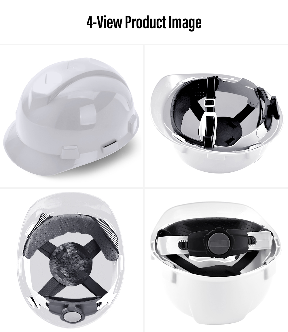 Casques de sécurité des mineurs et de la construction W-003 blanc
