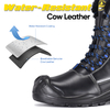 Bottes de travail d'hiver extrêmes imperméables Doublure en laine naturelle Semelle extérieure antidérapante Ice-Grip H-9550 IceShield Pro