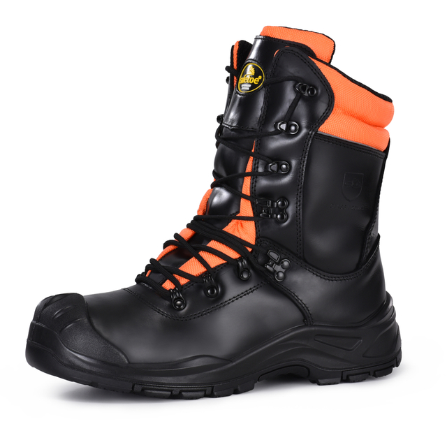 Bottes de sécurité pour tronçonneuse pour la foresterie et le travail du bois | Protection S3 H-9555