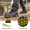 Chaussures de sécurité pour la construction industrielle certifiées Black Cow M-8520PRST SiteShield Max