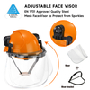 Casque de sécurité ventilé avec écran facial W-018V