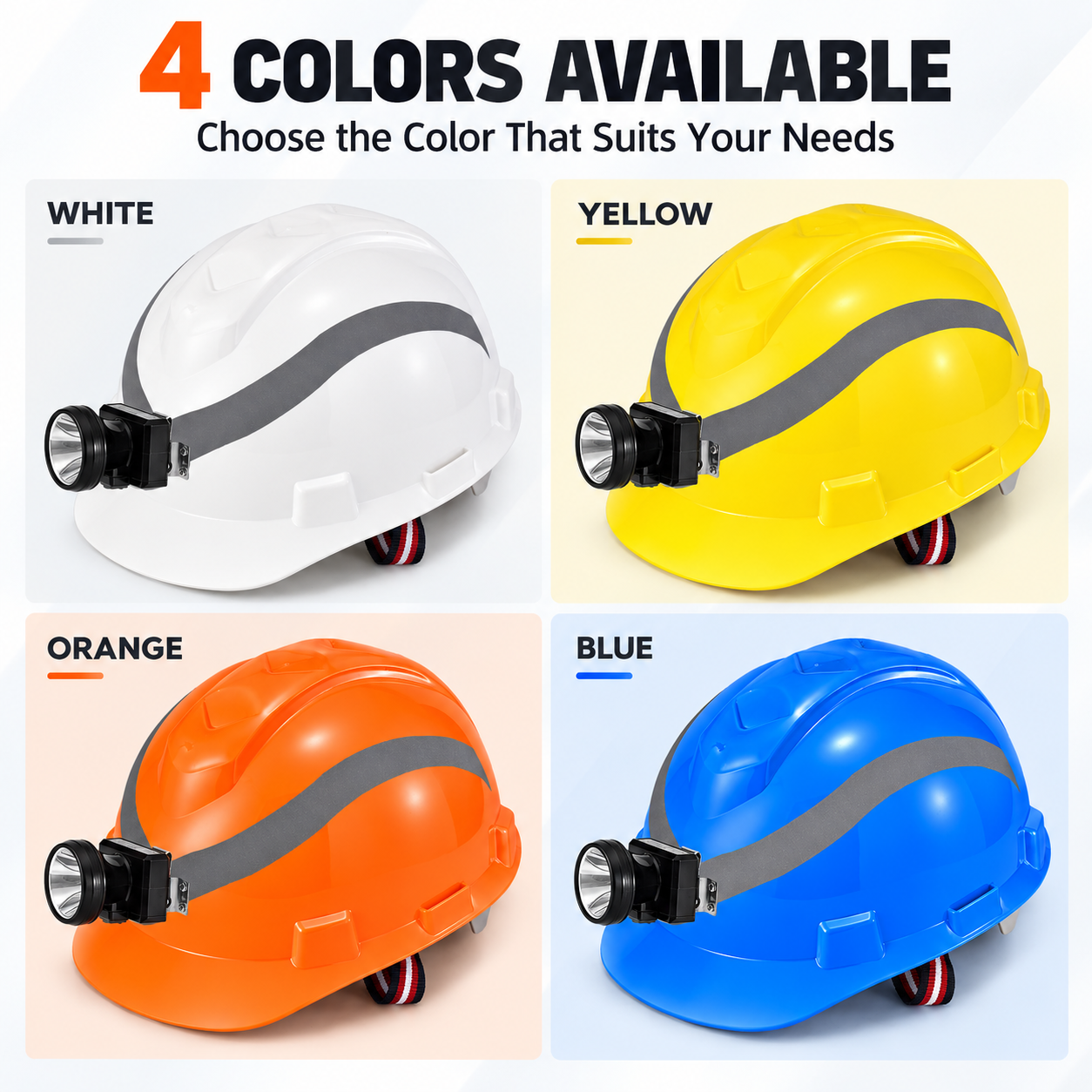 Casque de sécurité utilitaire souterrain W-003L