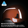 Casque de sécurité avec protection contre les impacts supérieurs et latéraux ANSI Type II W-6000