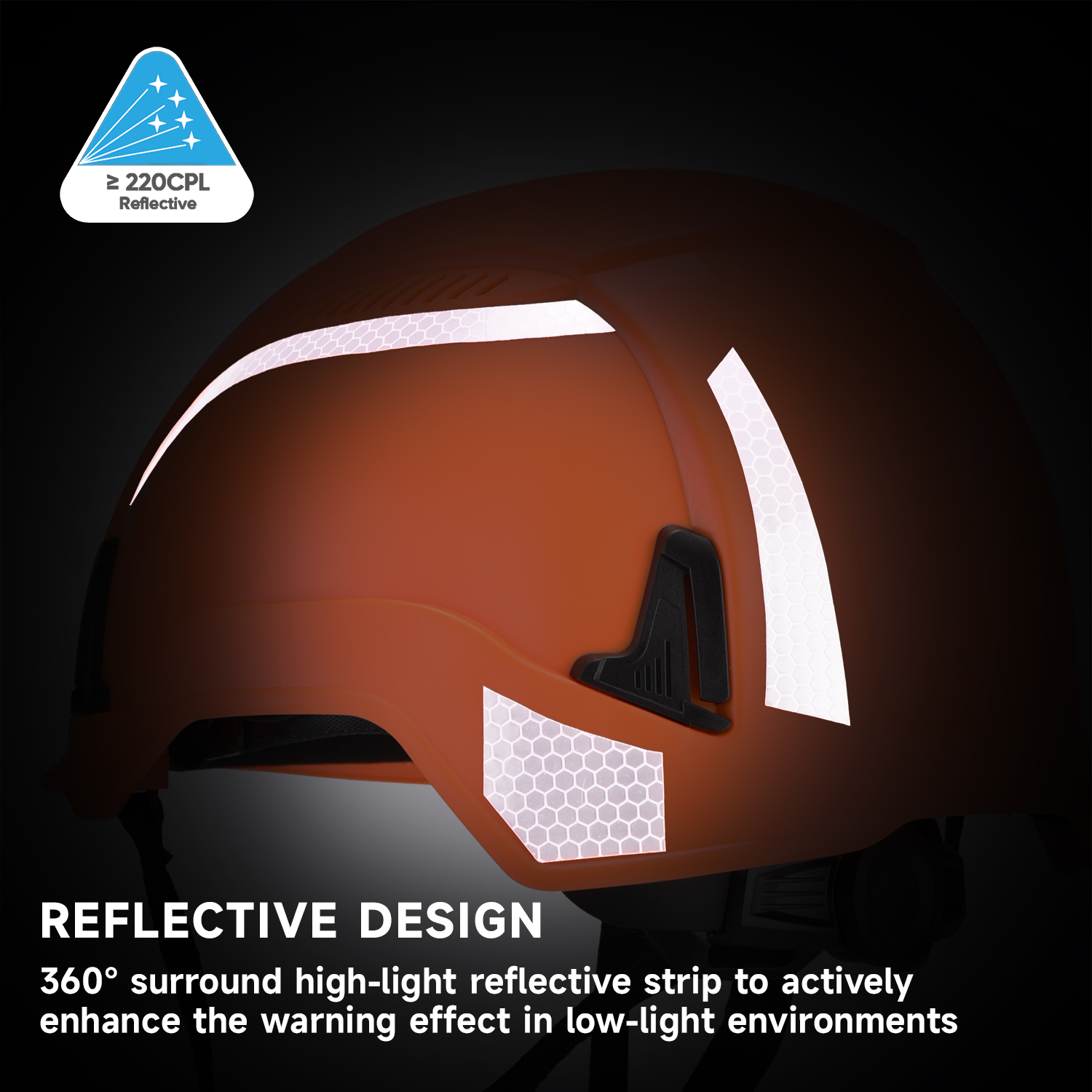 Casque de sécurité avec protection contre les impacts supérieurs et latéraux ANSI Type II W-6000