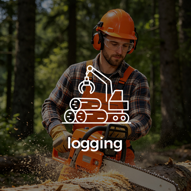 casque de sécurité pour la foresterie