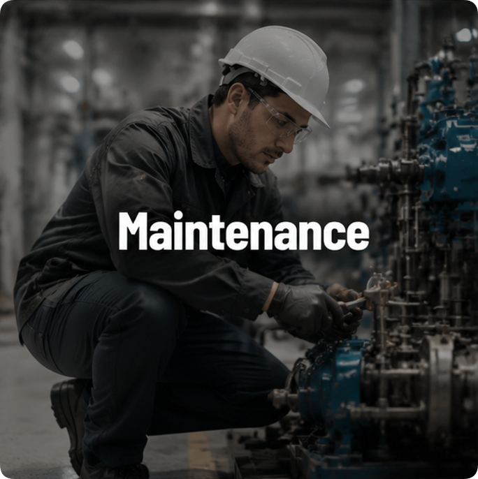 Technicien de maintenance industrielle entretenant des machines dans une usine de fabrication