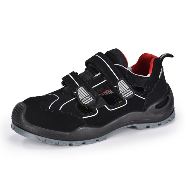 Summer en métal respirant Métal composite Toe Sénalisation des objets de sécurité Chaussures L-7518