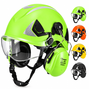 Casque de sécurité avec écran facial et protection auditive Safeyear M-5018
