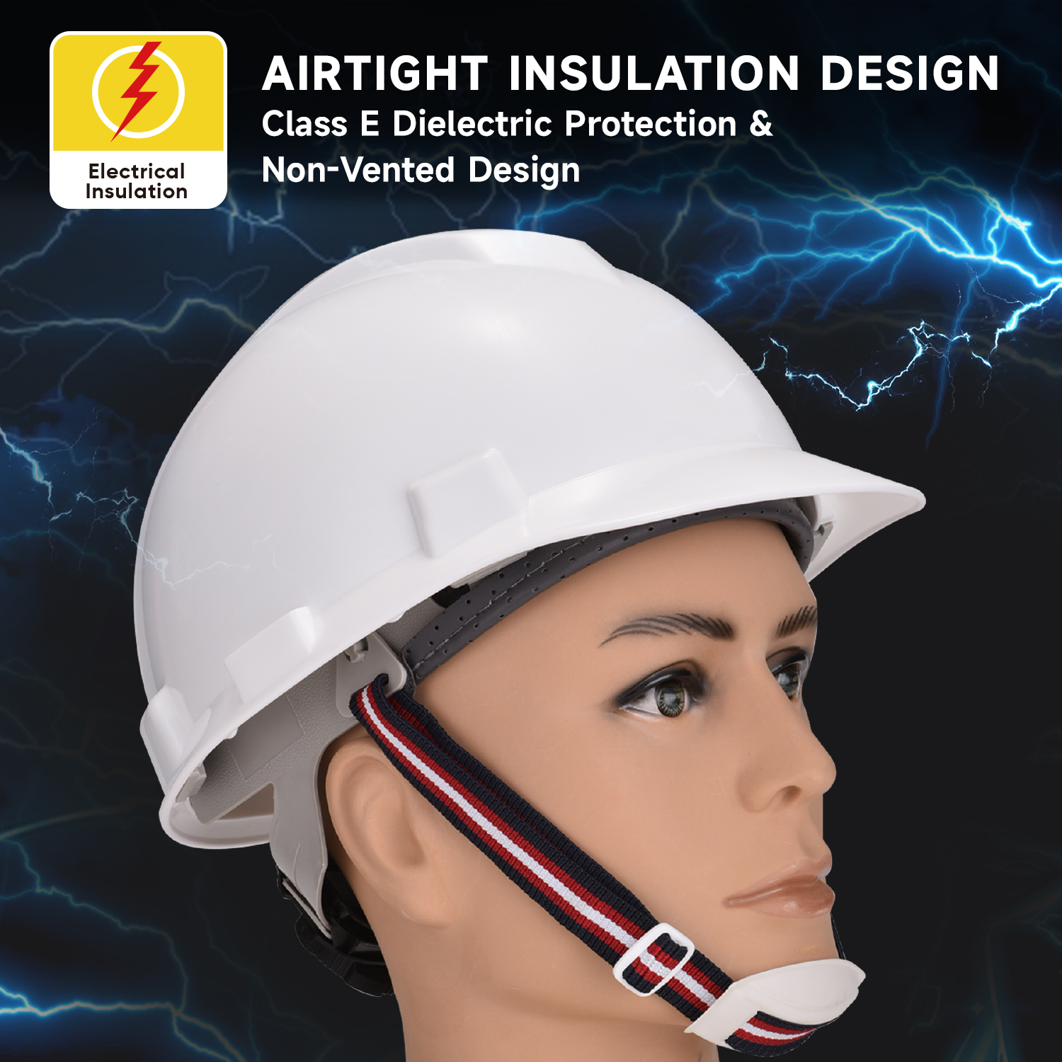 Casques de sécurité des mineurs et de la construction W-003 blanc