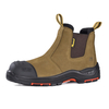 Bottes de sécurité Chelsea de qualité supérieure à enfiler avec embout composite et protection en Kevlar | M-8025NB