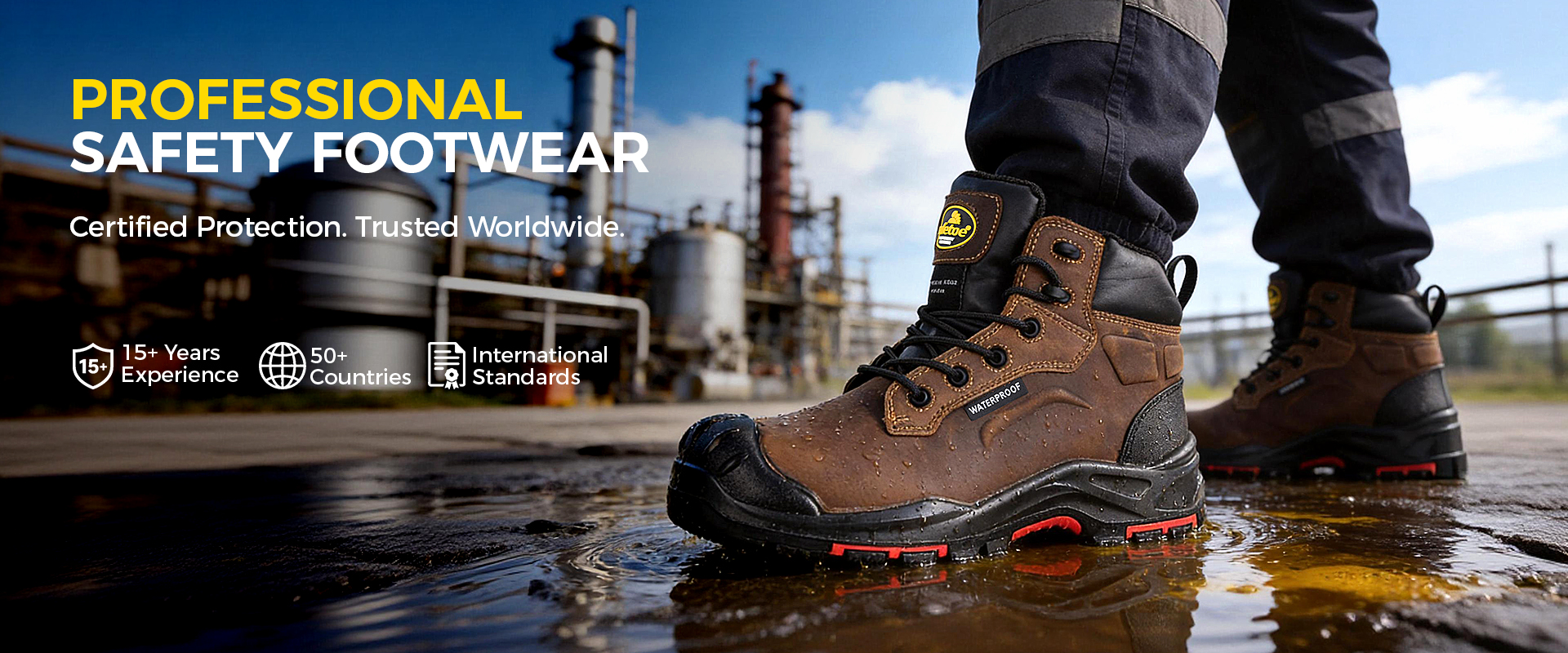 Safetoe global safety footwear and PPE solutions for industrial workplaces