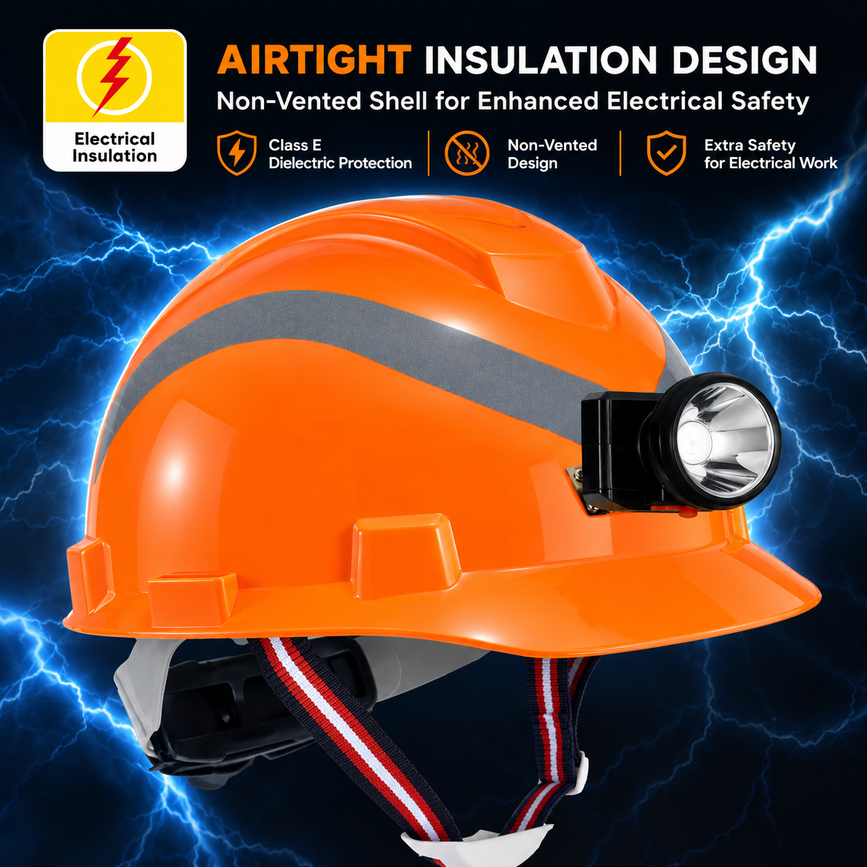 Casque de sécurité utilitaire souterrain W-003L