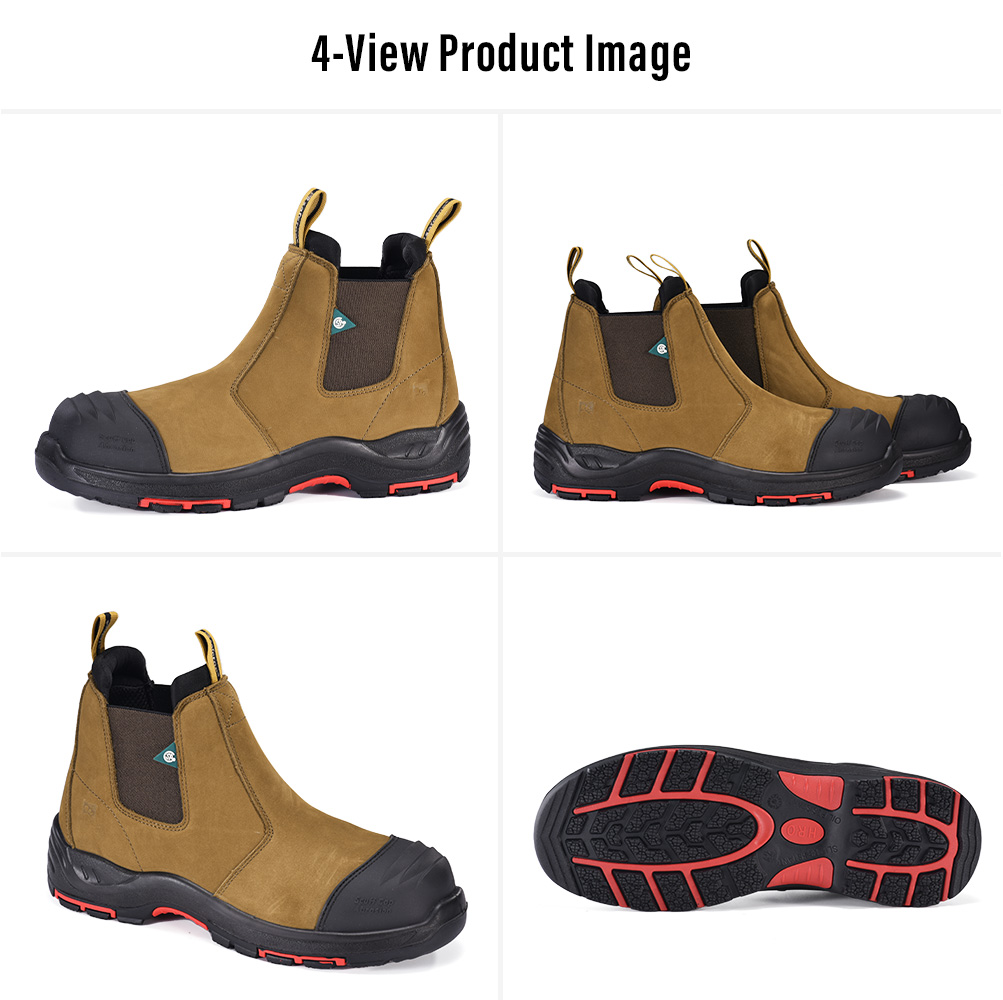 M-8025NB Bottes de travail en cuir sans m&eacute;tal &agrave; embout composite CSA EH Multi-View 