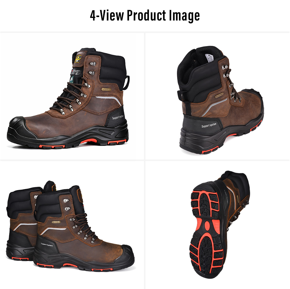 H-9552 Bottes de travail d'hiver imperm&eacute;ables et isol&eacute;es &agrave; bout composite certifi&eacute;es CSA Multi-View 