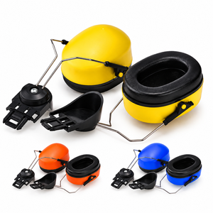 Coquilles antibruit montées sur casque Safeyear E-2008D