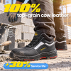 Chaussures de sécurité industrielle haut de gamme avec embout en acier et semelle en PU/caoutchouc résistant à la chaleur | M-8027PRST