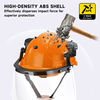 Casque de sécurité ventilé avec écran facial W-018V