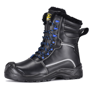 Bottes de travail d'hiver extrêmes imperméables Doublure en laine naturelle Semelle extérieure antidérapante Ice-Grip H-9550 IceShield Pro