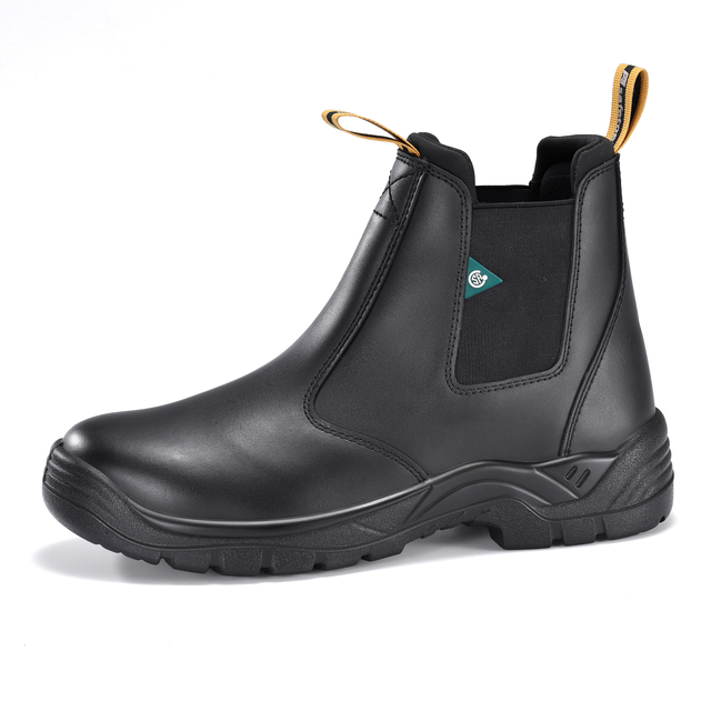 Bottes de sécurité certifiées CSA avec triangle vert | Bottes de travail à bout d'acier M-8025