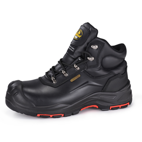 Bottes de sécurité imperméables noires pour le pétrole et le gaz | Embout composite M-8565