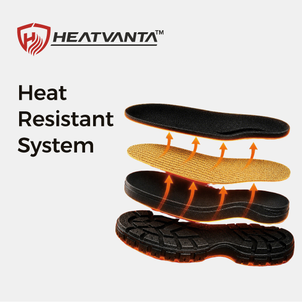 Technologie de semelle extérieure résistante à la chaleur HeatVanta™ pour chaussures de sécurité à haute température